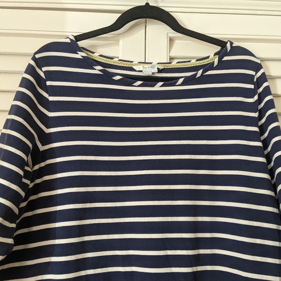 Boden Cotton Striped Dress - Picture 2 of 8
